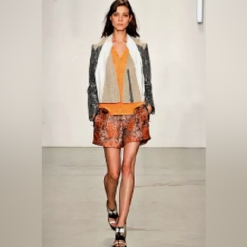 Helmut Lang Jacquard Medallion Runway shorts women’s size 4